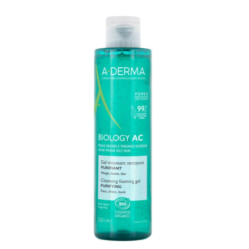 ADERMA PHYS-AC GEL MOUSSANT 200 ML