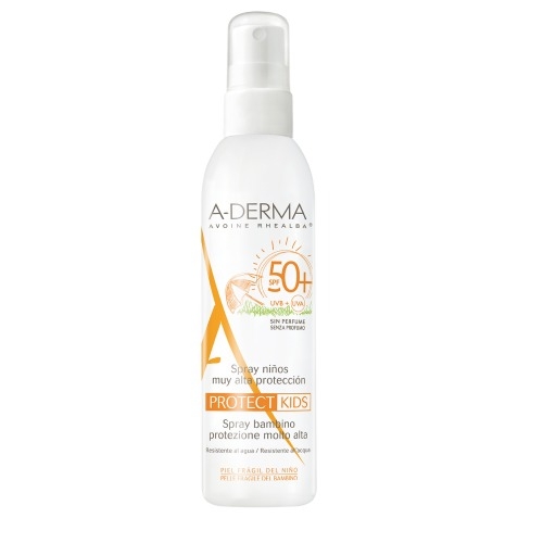 ADERMA PROTECT KIDS SPRAY SANS PARFUM SPF50+ 200ML